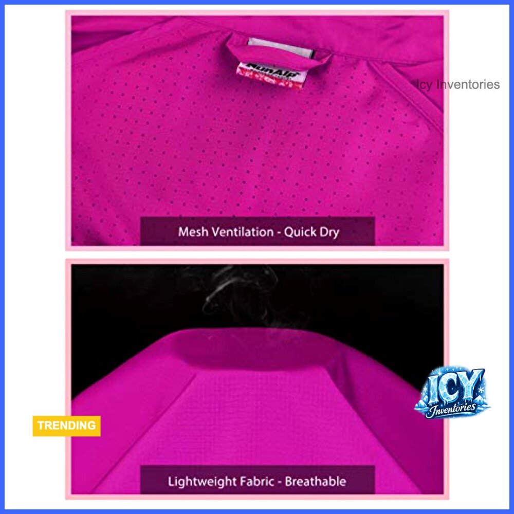 Packable Windbreaker Jacket, Polyester, Waterproo… - image 5